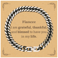 fiancee appreciation gifts i am grateful thankful and blessed thank you cuban link chain bracelet for fiancee birthday inspiration gifts for fiancee