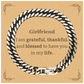 girlfriend appreciation gifts i am grateful thankful and blessed thank you cuban link chain bracelet for girlfriend birthday inspiration gifts for girlfriend
