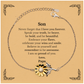 son sunflower bracelet never forget that i love you forever inspirational son birthday unique gifts from papa