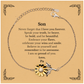son sunflower bracelet never forget that i love you forever inspirational son birthday unique gifts from pa