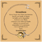 grandson sunflower bracelet never forget that i love you forever inspirational grandson birthday unique gifts from grandmother