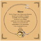 niece sunflower bracelet never forget that i love you forever inspirational niece birthday unique gifts from auntie