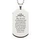 to my stepmom gifts may the god of endurance bible verse scripture silver dog tag birthday confirmation gifts for stepmom