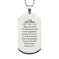 to my other mom gifts may the god of endurance bible verse scripture silver dog tag birthday confirmation gifts for other mom