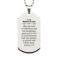 to my mother in law gifts may the god of endurance bible verse scripture silver dog tag birthday confirmation gifts for mother in law