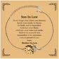 son in law sunflower bracelet never forget that i love you forever inspirational son in law birthday unique gifts from mother in law