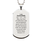 to my grand daddy gifts may the god of endurance bible verse scripture silver dog tag birthday confirmation gifts for grand daddy