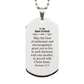 to my best friend gifts may the god of endurance bible verse scripture silver dog tag birthday confirmation gifts for best friend