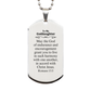 to my goddaughter gifts may the god of endurance bible verse scripture silver dog tag birthday confirmation gifts for goddaughter