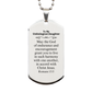 to my unbiological daughter gifts may the god of endurance bible verse scripture silver dog tag birthday confirmation gifts for unbiological daughter