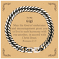to my gigi gifts may the god of endurance bible verse scripture cuban link chain bracelet birthday confirmation gifts for gigi