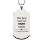 funny warehouse clerk mom gifts the best kind of mom raises warehouse clerk birthday mothers day cute silver dog tag for warehouse clerk mom