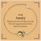 to my aunty thank you gifts you are appreciated more than you know appreciation sunflower bracelet for aunty birthday unique gifts for aunty