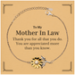 to my mother in law thank you gifts you are appreciated more than you know appreciation sunflower bracelet for mother in law birthday unique gifts for mother in law