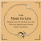 to my mom in law thank you gifts you are appreciated more than you know appreciation sunflower bracelet for mom in law birthday unique gifts for mom in law