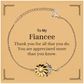 to my fiancee thank you gifts you are appreciated more than you know appreciation sunflower bracelet for fiancee birthday unique gifts for fiancee