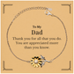 to my dad thank you gifts you are appreciated more than you know appreciation sunflower bracelet for dad birthday unique gifts for dad