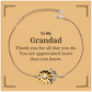 to my grandad thank you gifts you are appreciated more than you know appreciation sunflower bracelet for grandad birthday unique gifts for grandad