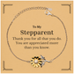 to my stepparent thank you gifts you are appreciated more than you know appreciation sunflower bracelet for stepparent birthday unique gifts for stepparent