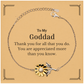 to my goddad thank you gifts you are appreciated more than you know appreciation sunflower bracelet for goddad birthday unique gifts for goddad
