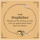 to my stepfather thank you gifts you are appreciated more than you know appreciation sunflower bracelet for stepfather birthday unique gifts for stepfather
