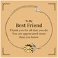 to my best friend thank you gifts you are appreciated more than you know appreciation sunflower bracelet for best friend birthday unique gifts for best friend