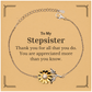 to my stepsister thank you gifts you are appreciated more than you know appreciation sunflower bracelet for stepsister birthday unique gifts for stepsister