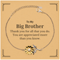 to my big brother thank you gifts you are appreciated more than you know appreciation sunflower bracelet for big brother birthday unique gifts for big brother