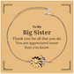 to my big sister thank you gifts you are appreciated more than you know appreciation sunflower bracelet for big sister birthday unique gifts for big sister