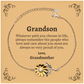 grandson sunflower bracelet always so very proud of you inspirational grandson birthday supporting gifts from grandmother