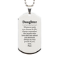 daughter silver dog tag always so very proud of you inspirational daughter birthday supporting gifts from papa