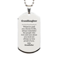 granddaughter silver dog tag always so very proud of you inspirational granddaughter birthday supporting gifts from grandfather