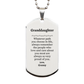 granddaughter silver dog tag always so very proud of you inspirational granddaughter birthday supporting gifts from granny