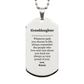 granddaughter silver dog tag always so very proud of you inspirational granddaughter birthday supporting gifts from nonno