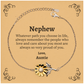 nephew sunflower bracelet always so very proud of you inspirational nephew birthday supporting gifts from auntie