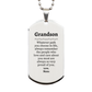 grandson silver dog tag always so very proud of you inspirational grandson birthday supporting gifts from nana