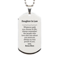 daughter in law silver dog tag always so very proud of you inspirational daughter in law birthday supporting gifts from bonus mom 1