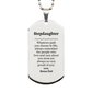 stepdaughter silver dog tag always so very proud of you inspirational stepdaughter birthday supporting gifts from bonus dad