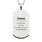 christian granny gifts let all that you do be done in love bible verse scripture silver dog tag baptism confirmation gifts for granny