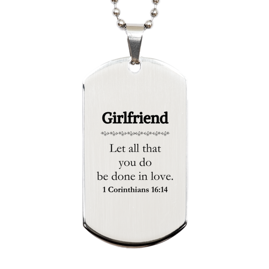 christian girlfriend gifts let all that you do be done in love bible verse scripture silver dog tag baptism confirmation gifts for girlfriend