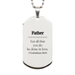 christian father gifts let all that you do be done in love bible verse scripture silver dog tag baptism confirmation gifts for father