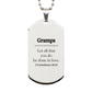 christian gramps gifts let all that you do be done in love bible verse scripture silver dog tag baptism confirmation gifts for gramps