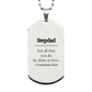 christian stepdad gifts let all that you do be done in love bible verse scripture silver dog tag baptism confirmation gifts for stepdad