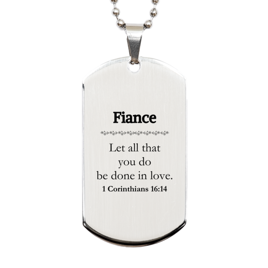 christian fiance gifts let all that you do be done in love bible verse scripture silver dog tag baptism confirmation gifts for fiance