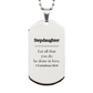 christian stepdaughter gifts let all that you do be done in love bible verse scripture silver dog tag baptism confirmation gifts for stepdaughter