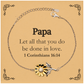 christian papa gifts let all that you do be done in love bible verse scripture sunflower bracelet baptism confirmation gifts for papa