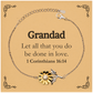 christian grandad gifts let all that you do be done in love bible verse scripture sunflower bracelet baptism confirmation gifts for grandad
