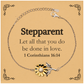 christian stepparent gifts let all that you do be done in love bible verse scripture sunflower bracelet baptism confirmation gifts for stepparent