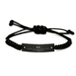 christian son gifts let all that you do be done in love bible verse scripture black rope bracelet baptism confirmation gifts for son
