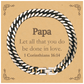 christian papa gifts let all that you do be done in love bible verse scripture cuban link chain bracelet baptism confirmation gifts for papa